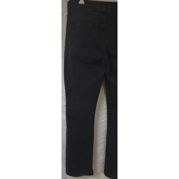 Riders By Lee Jeans Women Size 12L (32x34) Mid Rise Boot Cut Black Denim Jeans - Picture 9 of 15